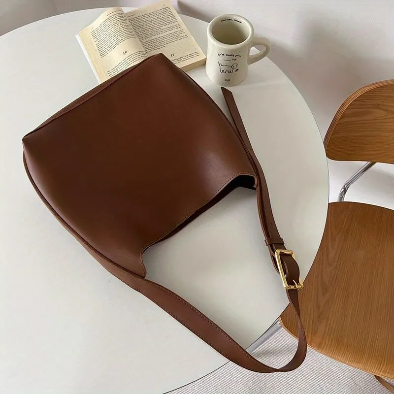 Borsa a Spalla Donna in similpelle Bucket Hobo Elegante