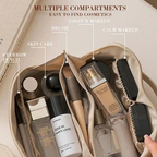 Kosmetik- und Make-up-Organizer-Tasche für Reisen