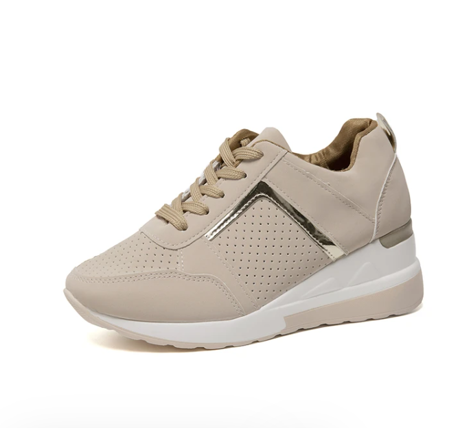 Scarpe da Ginnastica Donna Sneaker Casual con Zeppa