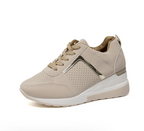 Scarpe da Ginnastica Donna Sneaker Casual con Zeppa
